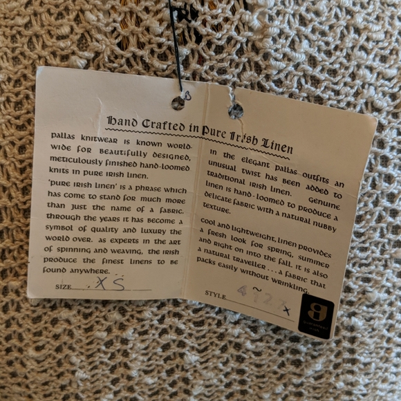 Vintage Pallas of Dublin linen skirt set - Picture 6 of 11